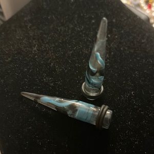 Acrylic tappers ear plugs